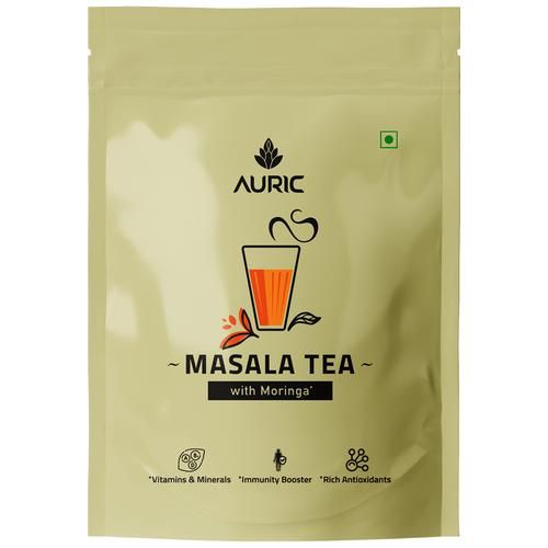 Auric Moringa Masala Tea - With Vitamins & Minerals, 250 g-1.webp